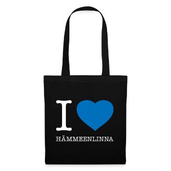 I love Hämeenlinna - Tote Bag - black - Front