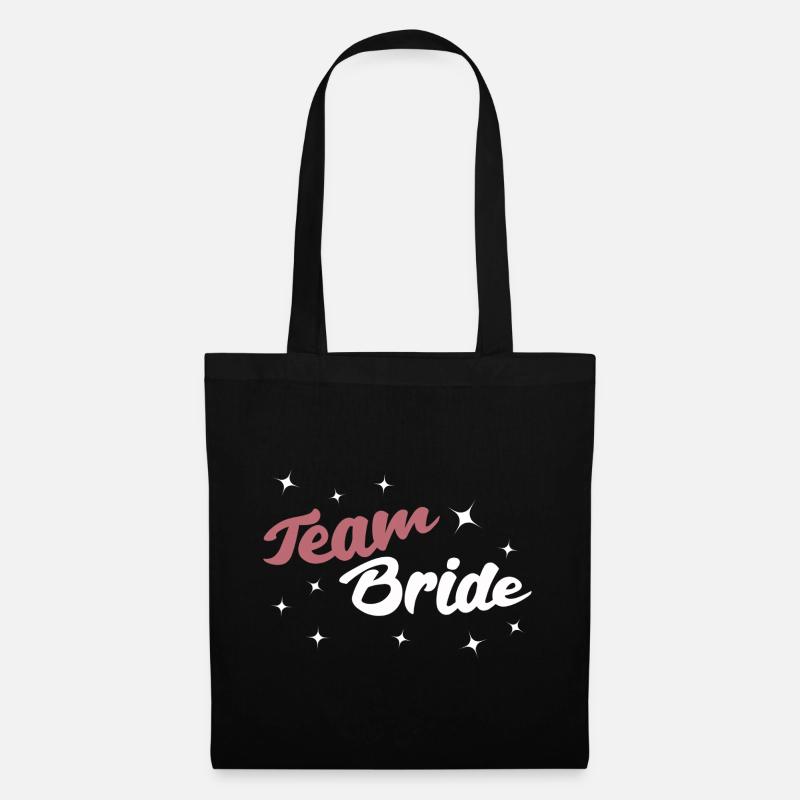 Équipe Mariée - Sac en tissu - noir