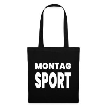 Sport - Stoffbeutel - Schwarz - Vorne