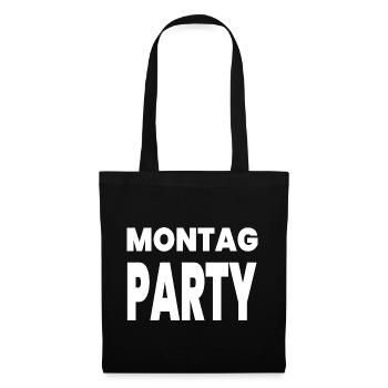 Parti - Sac en tissu - noir - Devant