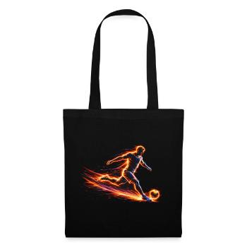 Soccer Player Energy Sport Design - Tote Bag - black - Front
