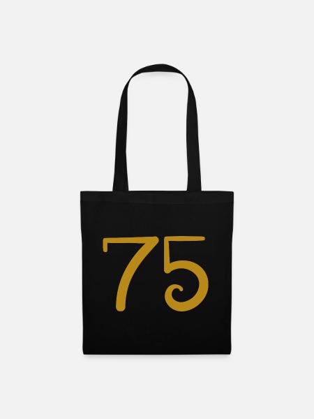 75 - Stoffbeutel - Schwarz