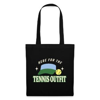 Club de tennis Tenniscore, uniquement sans adhésion - Sac en tissu - noir - Devant