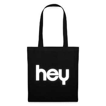 HEY Cloudline Abstract Banner - Stoffbeutel - Schwarz - Vorne