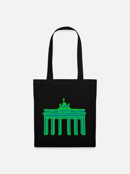 BrandenburgerTor Berlin 2 - Stoffbeutel - Schwarz