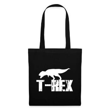 T Rex - Sac en tissu - noir - Devant