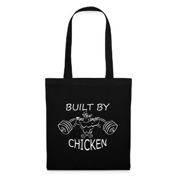 Built by chicken fitness - Tote Bag - black - Front