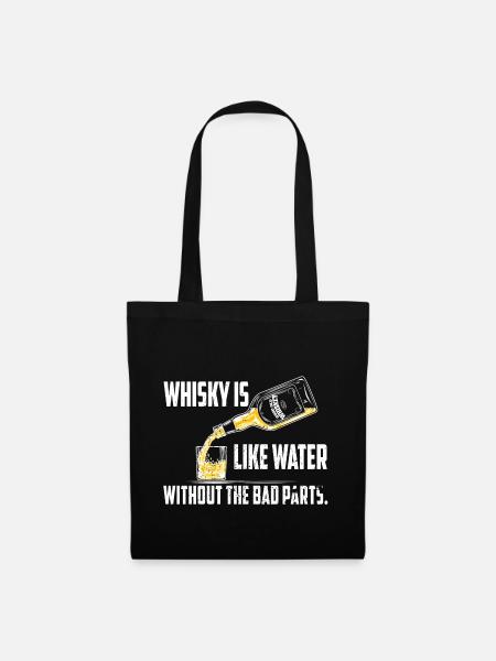 Whisky - Stoffbeutel - Schwarz