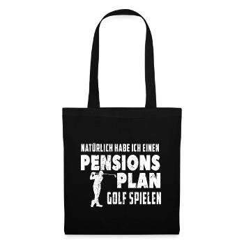 Pension Golf - Tote Bag - black - Front