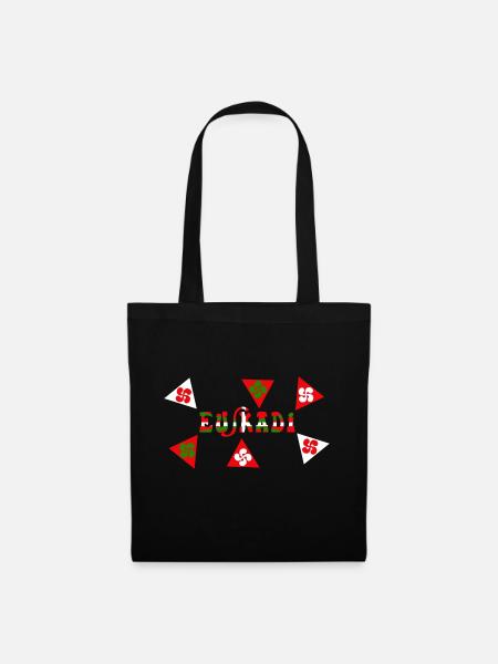 Euskadi Pays Basque - Sac en tissu - noir