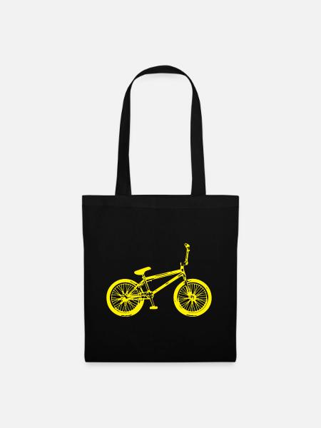 BMX Rad - Bmx Fahrrad - BMX Fahrer - Stoffbeutel - Schwarz