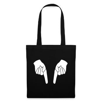 Beach-volley - Sac en tissu - noir - Devant