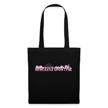 Newcastle Upon Tyne England Skyline Gift Idea - Tote Bag - black - Front