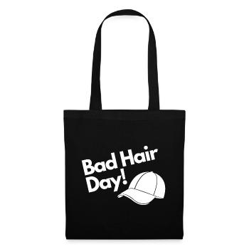 Bad Hair Day - Stoffbeutel - Schwarz - Vorne