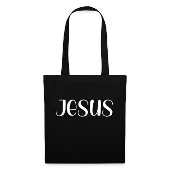 Jesus - Tote Bag - black - Front