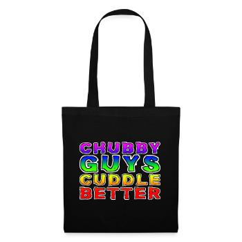 Chubby Guys Cuddle Better 3 - Stoffbeutel - Schwarz - Vorne
