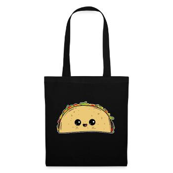 Taco Mexican Food Mexico Kawaii Child Sweet - Tote Bag - black - Front