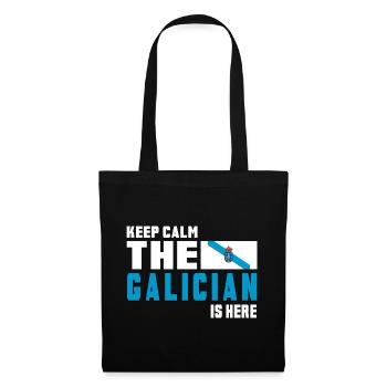 keep calm Galicia flags design - Tote Bag - black - Front