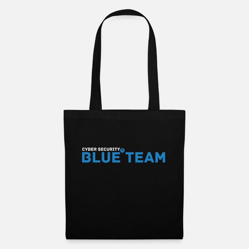Cyber Security Blue Mannschaft - Stoffbeutel - Schwarz