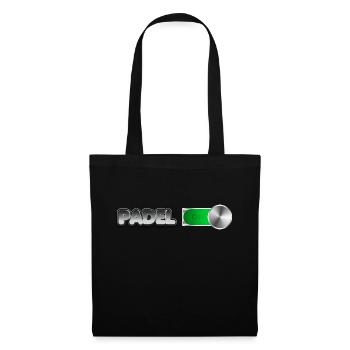 Padel Gift for padel players - Tote Bag - black - Front