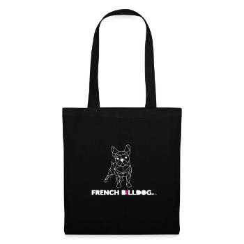 Bill the French white dog BY RF - Tote Bag - black - Front