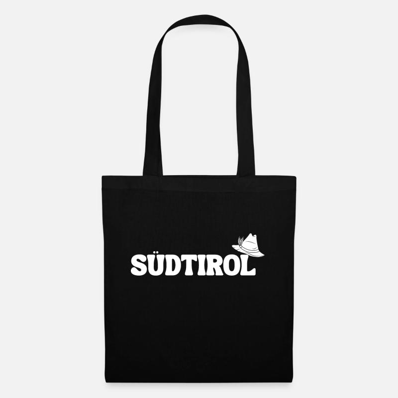 Südtirol - Stoffbeutel - Schwarz