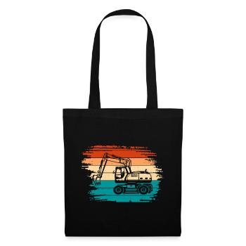 Excavator - Tote Bag - black - Front