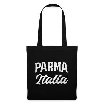 Parma Italia Vintage Script - Stoffbeutel - Schwarz - Vorne