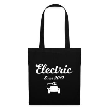 Toujours électrique - Sac en tissu - noir - Devant