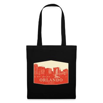Orlando Skyline Vintage Florida - Stoffbeutel - Schwarz - Vorne