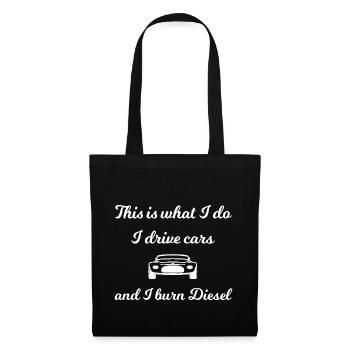 The diesel combustion cars - Tote Bag - black - Front