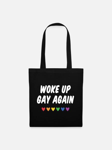 Wieder aufgewacht - Pride Month - Stoffbeutel - Schwarz