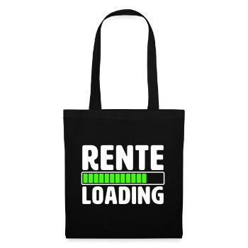 RENTE LOADING - Stoffbeutel - Schwarz - Vorne