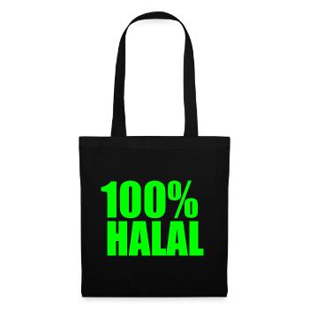 Halal - Stoffbeutel - Schwarz - Vorne