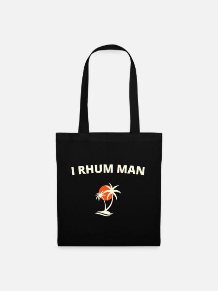 Ich rum, Mann - Stoffbeutel - Schwarz