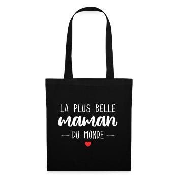 The World's Most Beautiful Mom Gift - Tote Bag - black - Front
