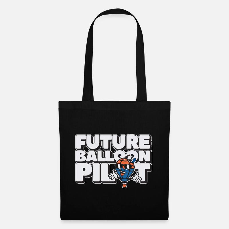 Future Balloon Pilot - Stoffbeutel - Schwarz