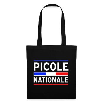 Picole Nationale nouveau design - Sac en tissu - noir - Devant
