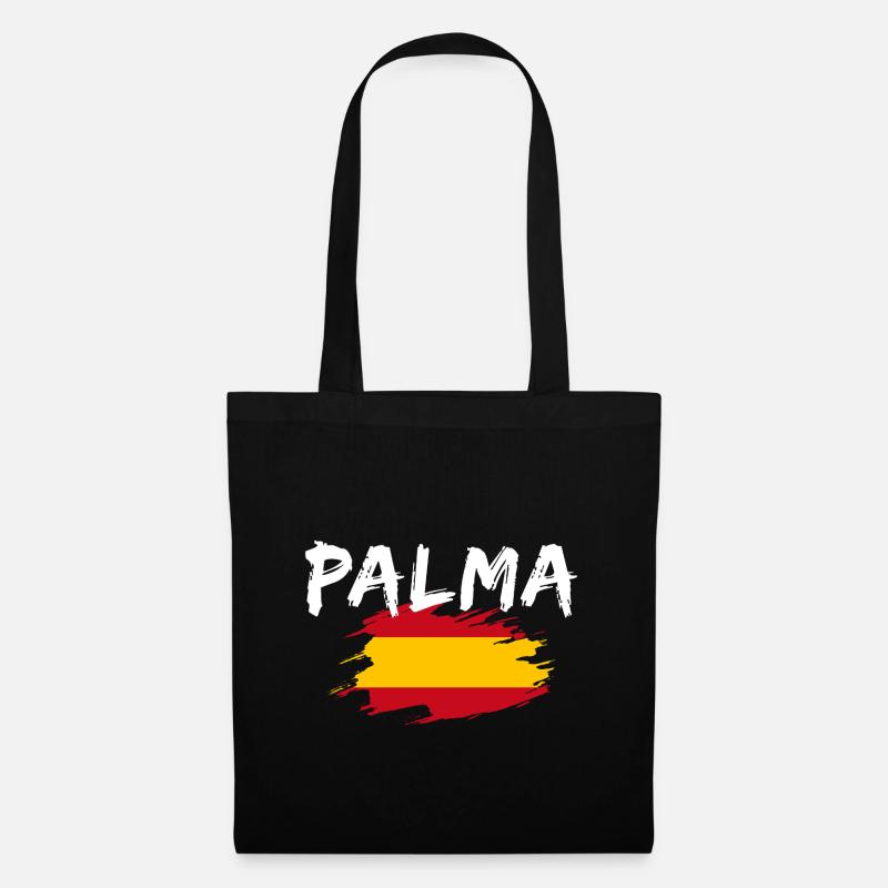 Palma Spanien - Stoffbeutel - Schwarz