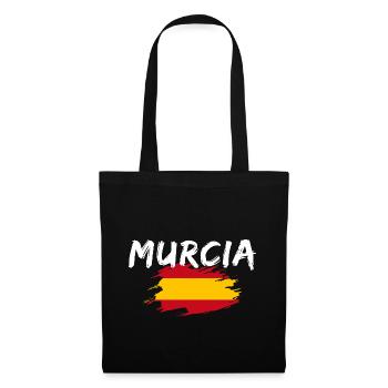 Murcia Spanien - Stoffbeutel - Schwarz - Vorne