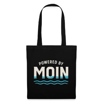 Moon Power Waves Logo - Tote Bag - black - Front