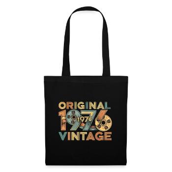 Rétro original de 1976 - Sac en tissu - noir - Devant