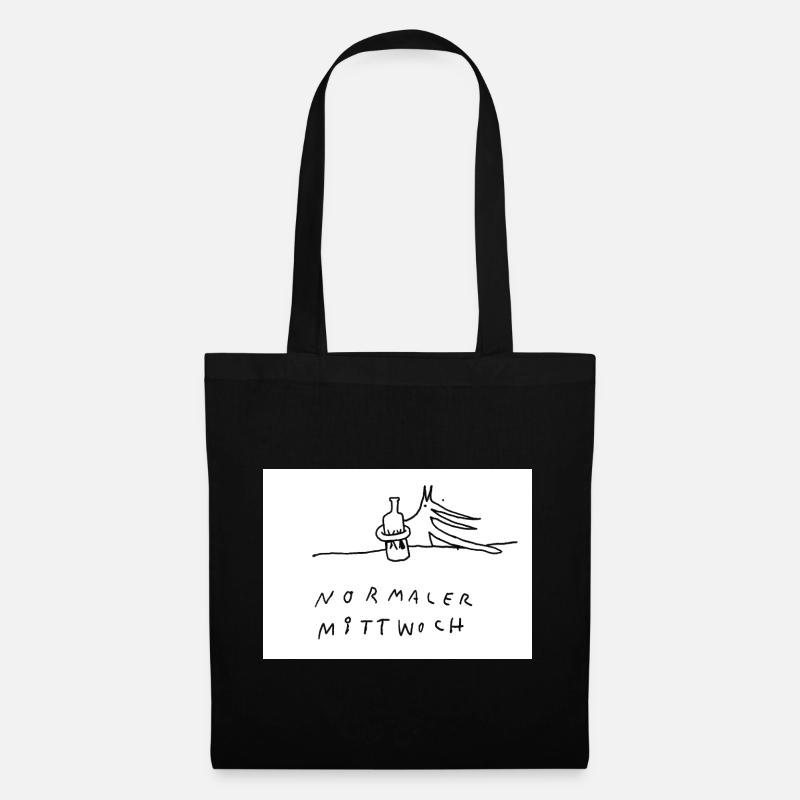 normaler_Mittwoch - Tote Bag - black