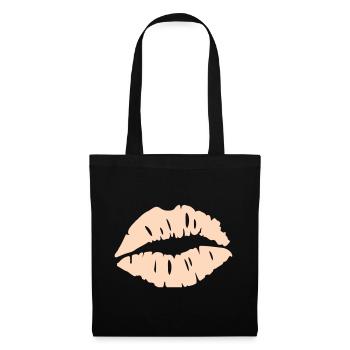 Lips Silhouette - Tote Bag - black - Front