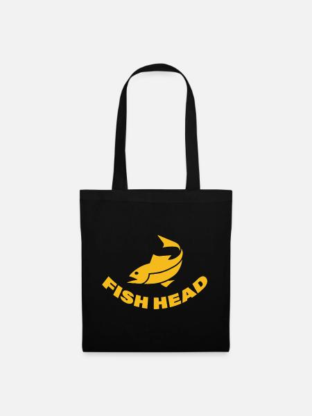FISH HEAD - Stoffbeutel - Schwarz