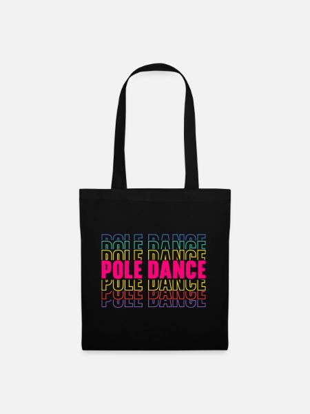 Pole Dance Danse Fitness - Stoffbeutel - Schwarz