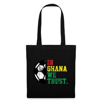 In Ghana we trust - Stoffbeutel - Schwarz - Vorne