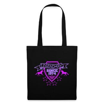 Horse riding 1974 - Tote Bag - black - Front