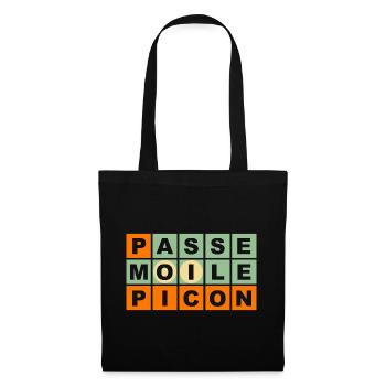 Reich mir den Picon - Stoffbeutel - Schwarz - Vorne