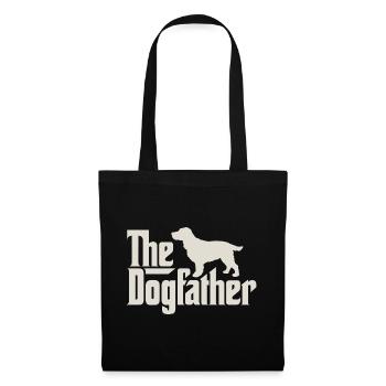 Le Dogfather - Cocker anglais - Sac en tissu - noir - Devant